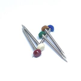 Ring Shank Plastic Head Nails/pinos anulares