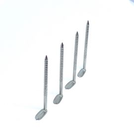Ângulo direito L cabeça Ring Shank Nails inoxidável/pregos deformados da pata