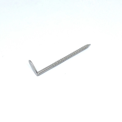 Pregos de rebitamento de aço inoxidável Ring Shank Type anular da cabeça do ângulo direito